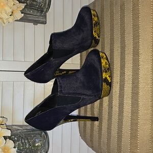 BOOTIES, RACHEL ROY, 8, BLUE/YELLOW